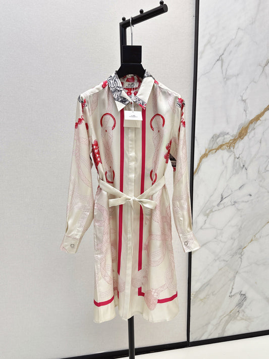 25fw silk dress