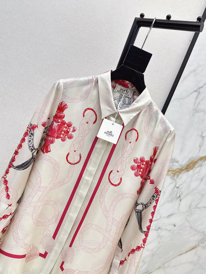 25fw silk shirt