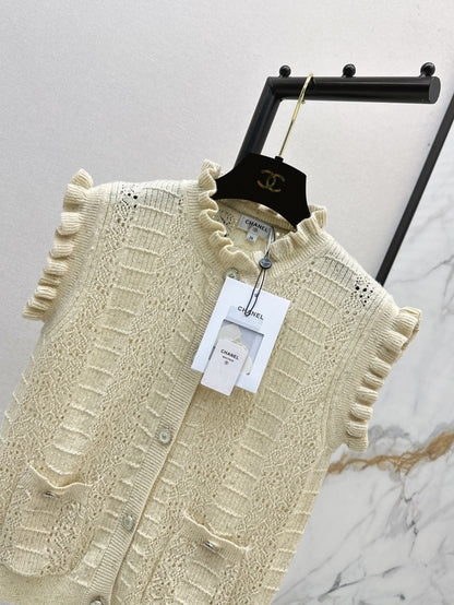 25fw knitted vest