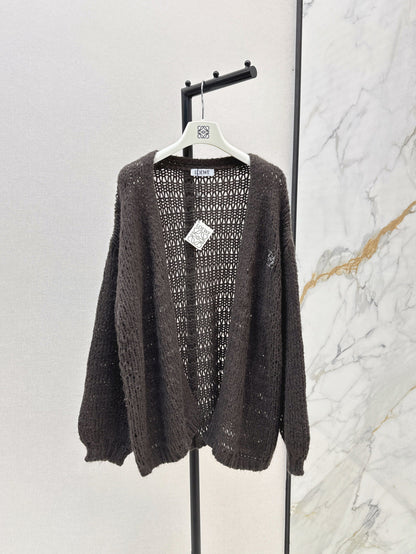 25fw embroidered cardigan