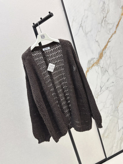 25fw embroidered cardigan