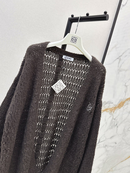 25fw embroidered cardigan