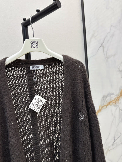 25fw embroidered cardigan