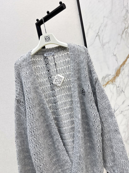 25fw embroidered cardigan