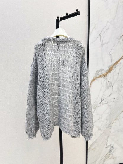 25fw embroidered cardigan