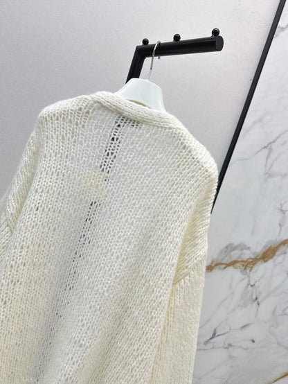 25fw embroidered cardigan