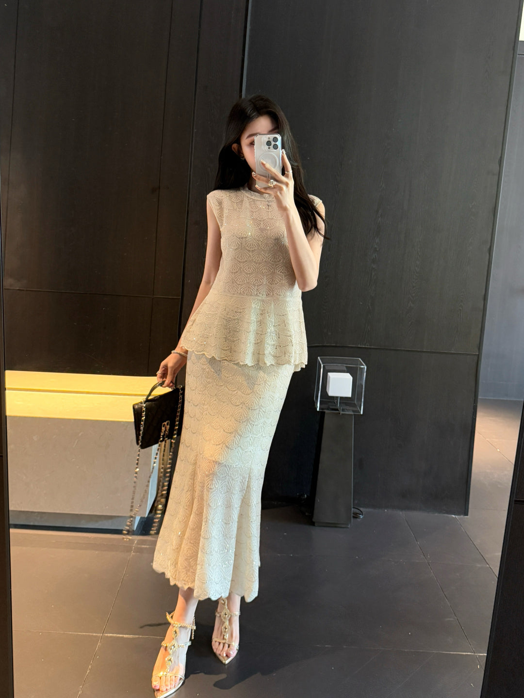 25ss beaded suit