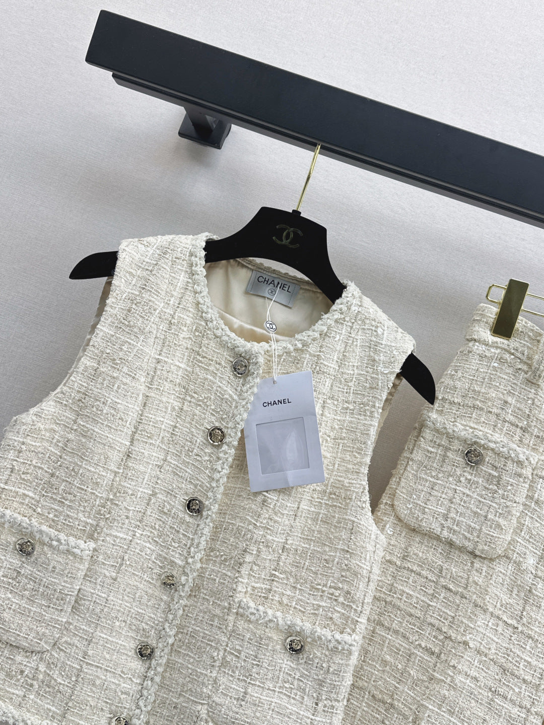 25fw woven vest