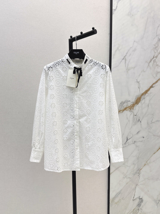 25fw embroidered shirt