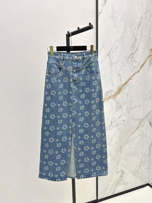 25fw printed skirt