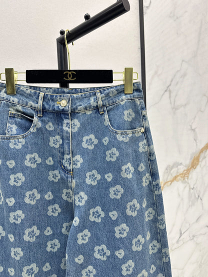 25fw printe jeans