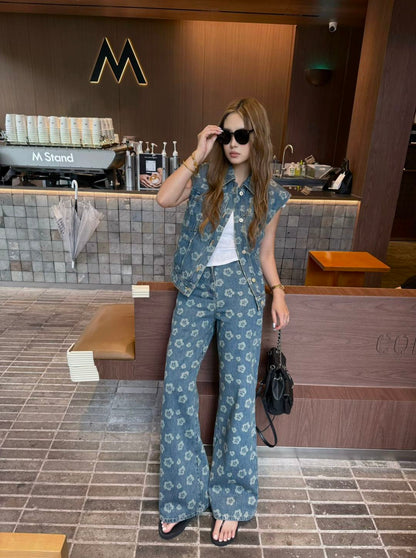 25fw printe jeans