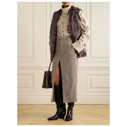 25fw split dress