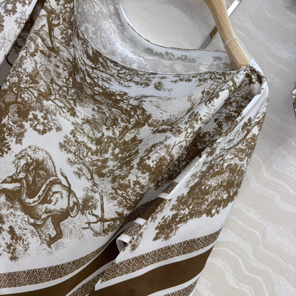 25fw printed smock