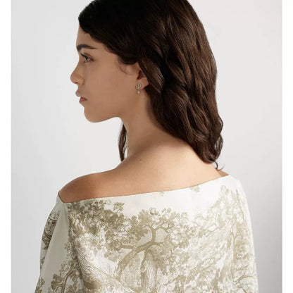 25fw printed smock