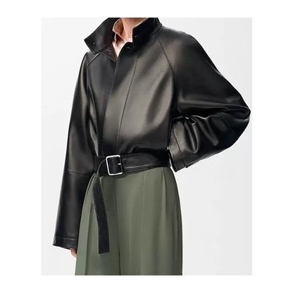 25fw leather jacket