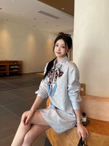25fw printed dress