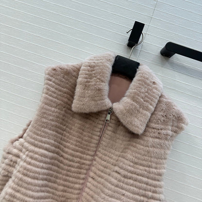 25fw fur vest