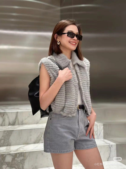 25fw fur vest