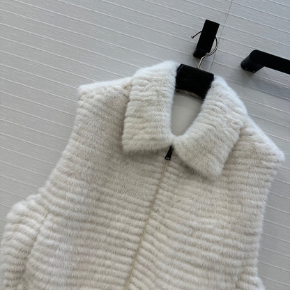25fw fur vest