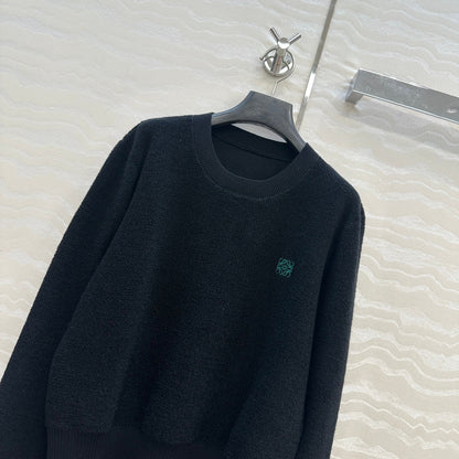 25fw embroidered sweater