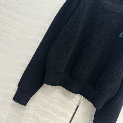 25fw embroidered sweater