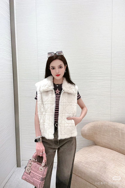 25fw sheepskin vest