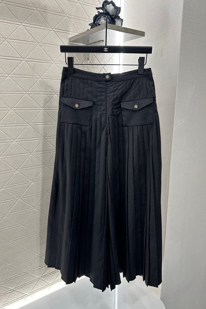 25fw new pleated shirt pants skirt suit