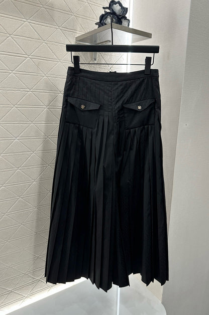 25fw new pleated shirt pants skirt suit