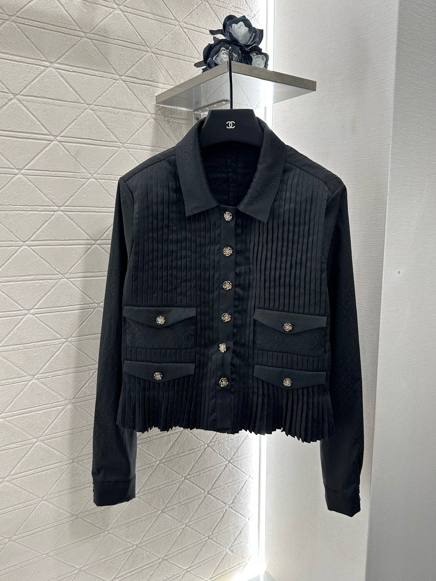 25fw new pleated shirt pants skirt suit