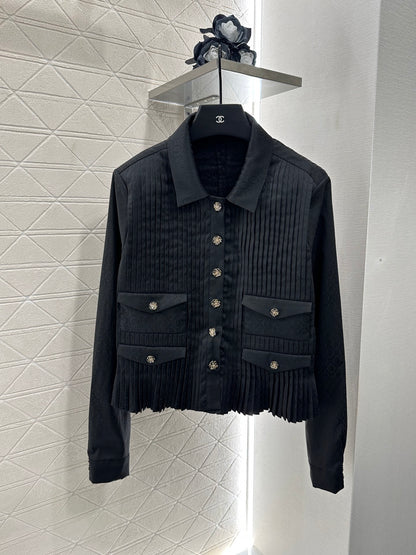 25fw new pleated shirt pants skirt suit