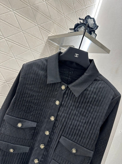 25fw new pleated shirt pants skirt suit
