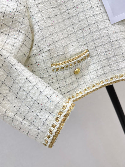 25fw new woven short top jacket