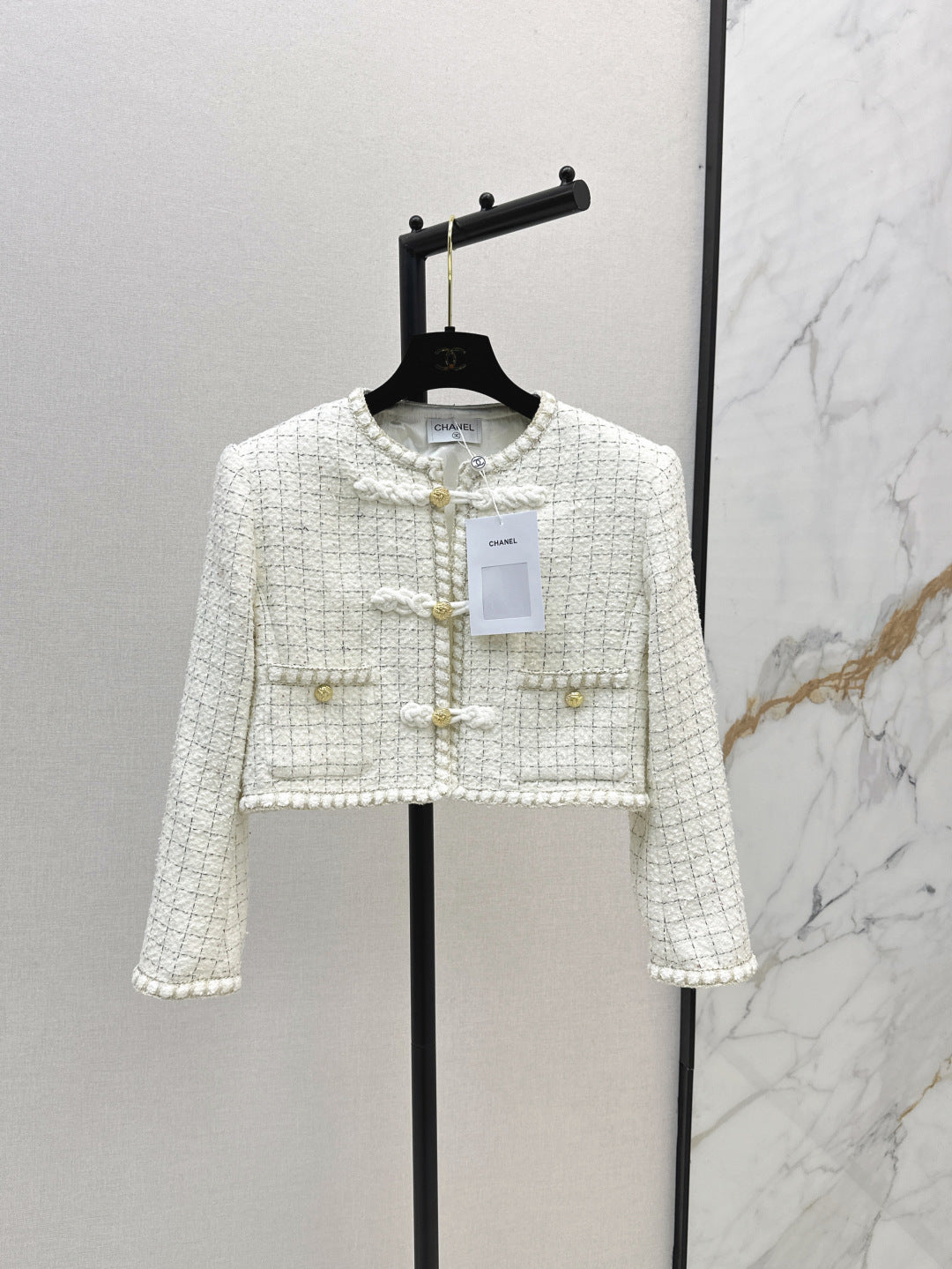 25fw new woven button coat