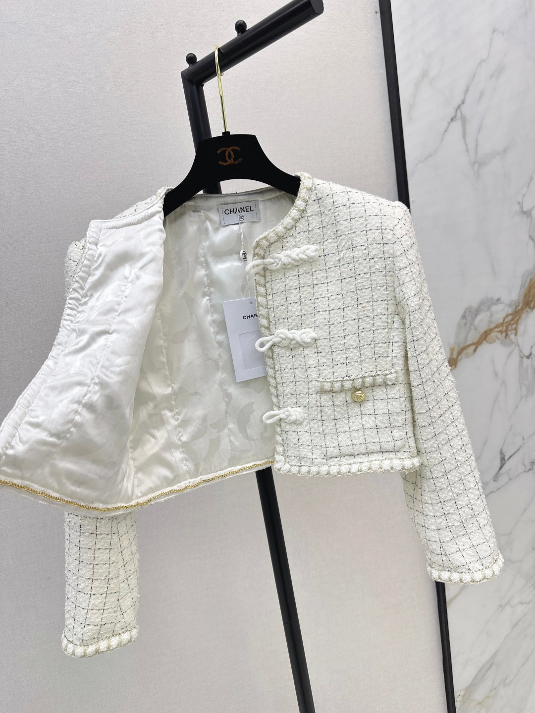 25fw new woven button coat