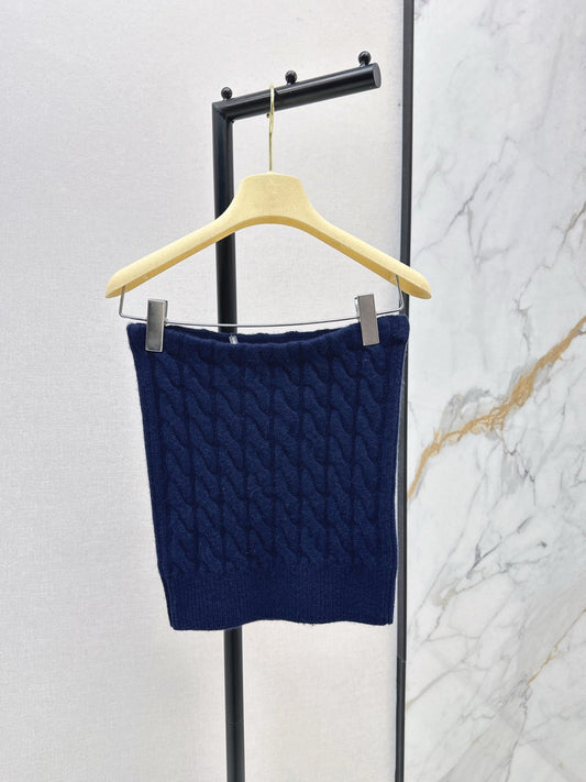 Cable Knit Tube Top