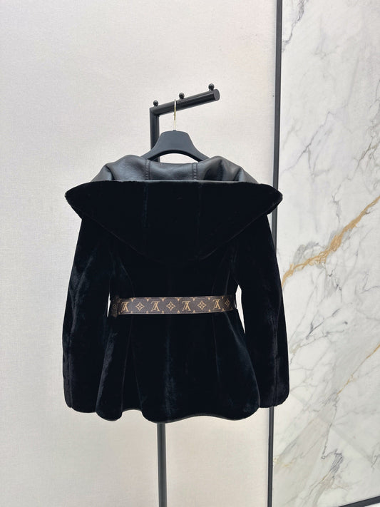 New fur wrap short coat