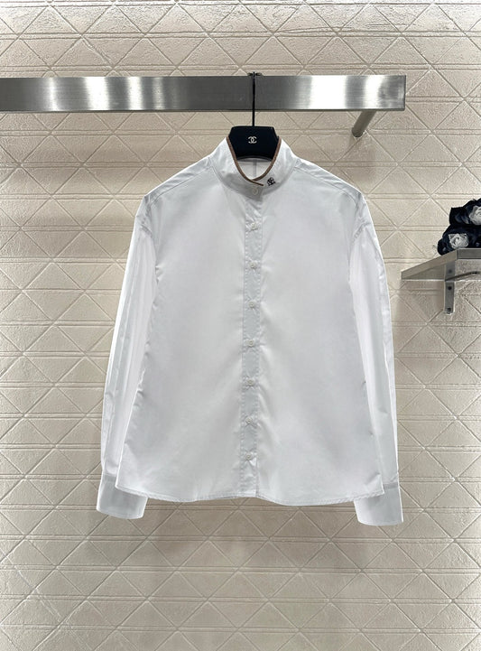 Stand collar shirt