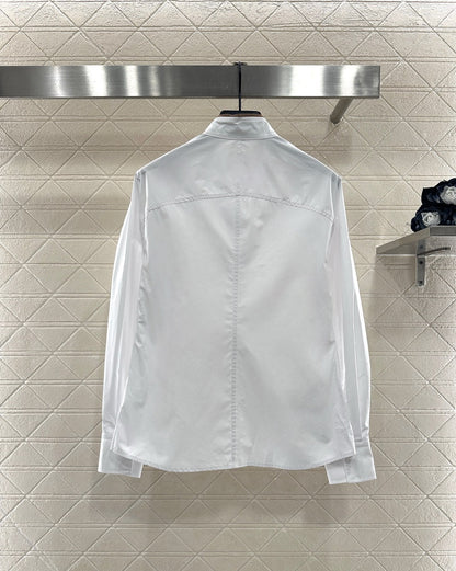 Stand collar shirt