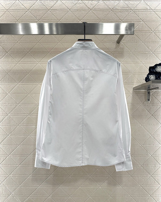 Stand collar shirt