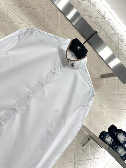 Stand collar shirt