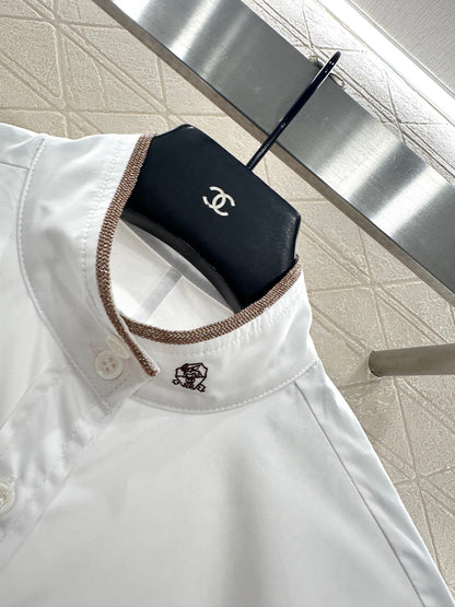 Stand collar shirt