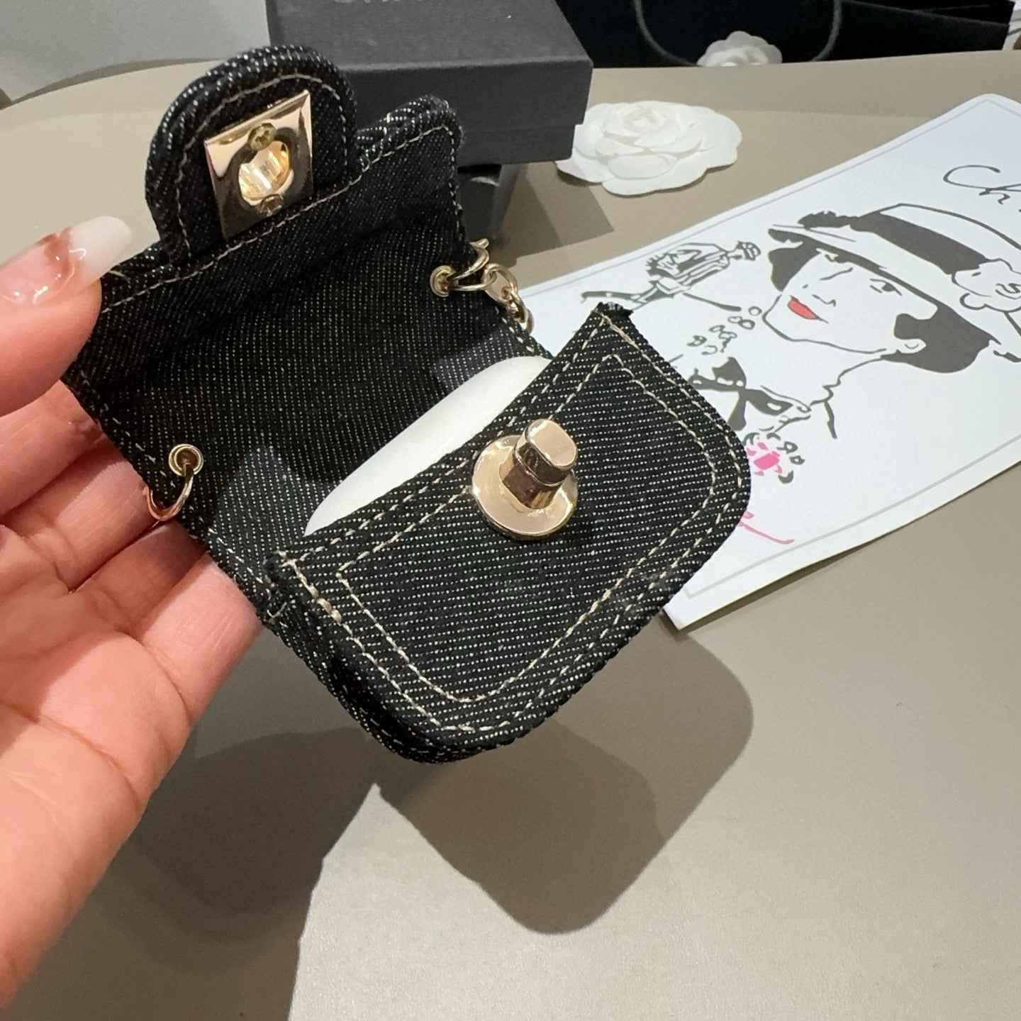 Cowboy headphone bag decoration