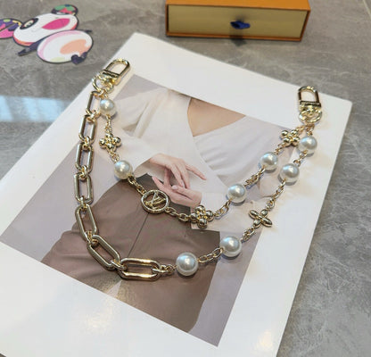 Keychain bag hanging chain Figaro belt chain