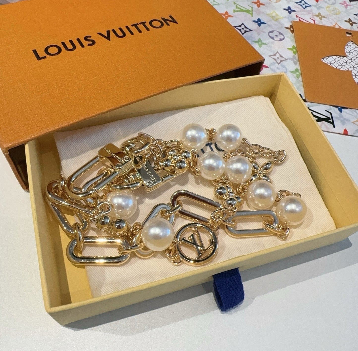 Keychain bag hanging chain Figaro belt chain