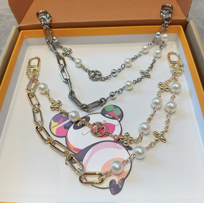Keychain bag hanging chain Figaro belt chain