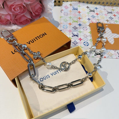 Keychain bag hanging chain Figaro belt chain