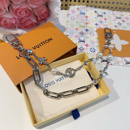 Keychain bag hanging chain Figaro belt chain