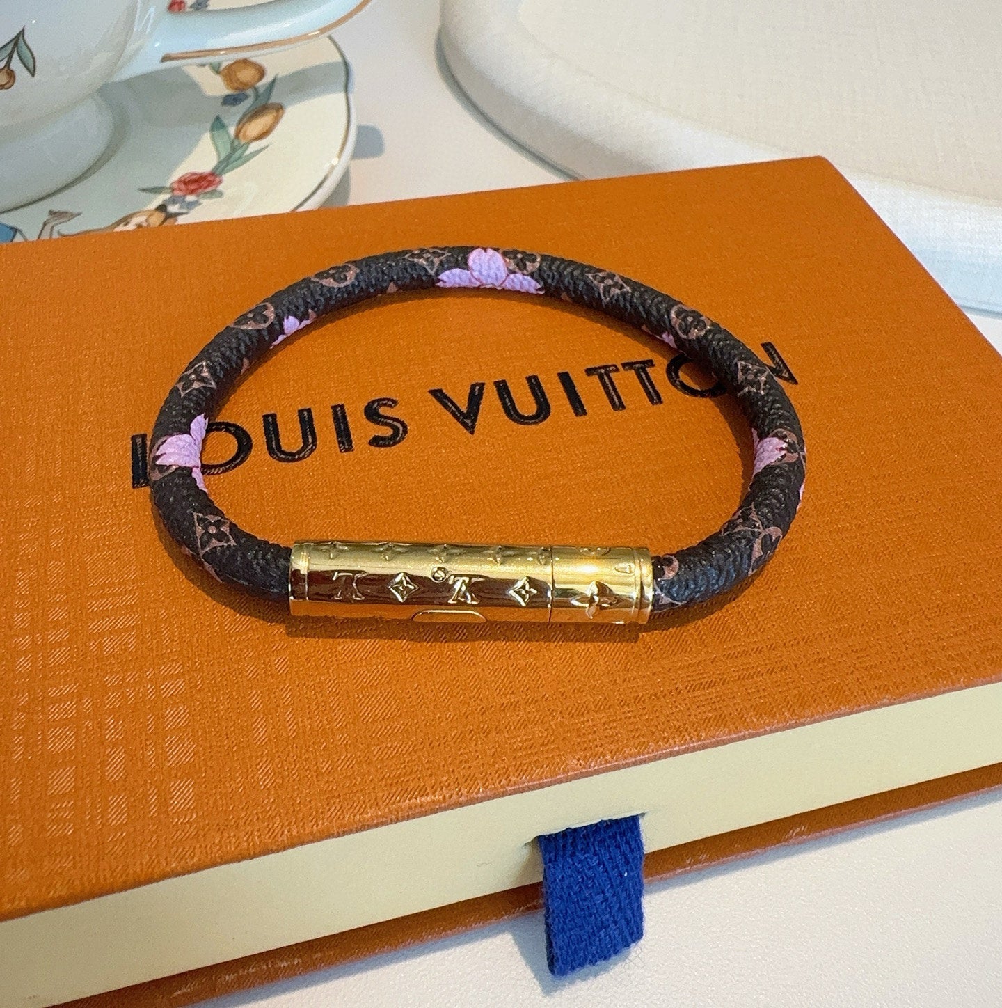 Vintage leather rope bracelet