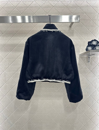 hem corduroy jacket